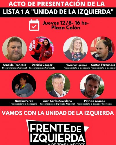 Luján: Lanzamiento de campaña y conferencia de prensa