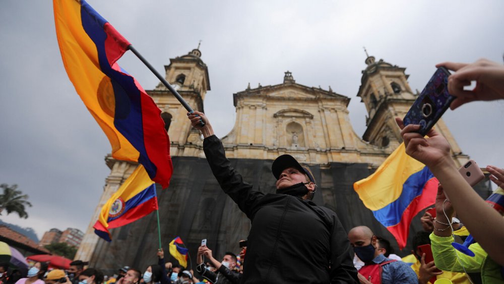 Acto del FIT Unidad - ¡Viva la rebelión popular en Colombia!