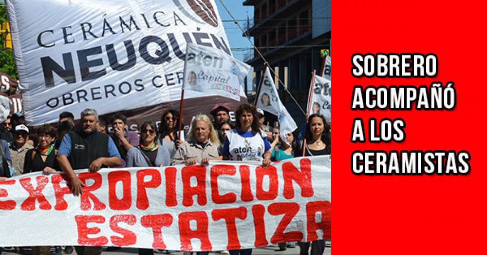 Sobrero acompañó a los ceramistas