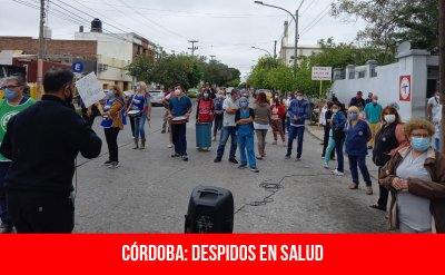 Córdoba: despidos en salud