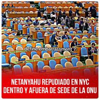 Netanyahu repudiado en NYC dentro y afuera de sede de la ONU