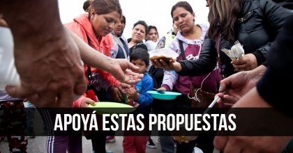 Apoyá estas propuestas