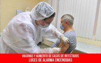 Vacunas y aumento de casos de infectados. Luces de alarma encendidas