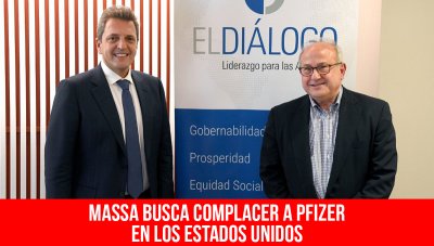 Massa busca complacer a Pfizer en los Estados Unidos