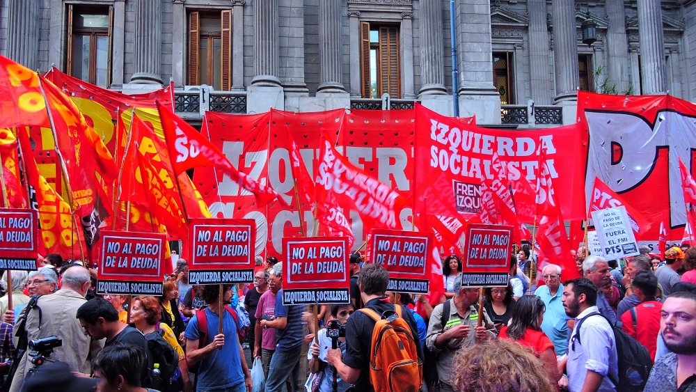 Importante acto FIT-Unidad contra el proyecto para pagar la deuda