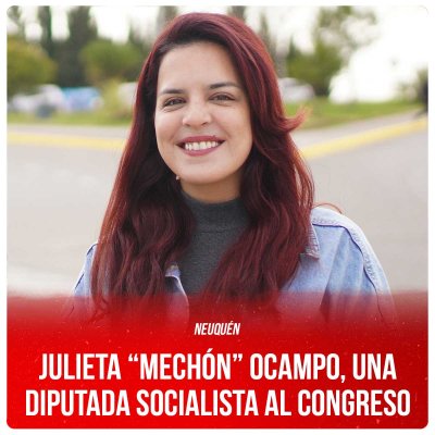 Neuquén / Julieta “Mechón” Ocampo, una diputada socialista al Congreso