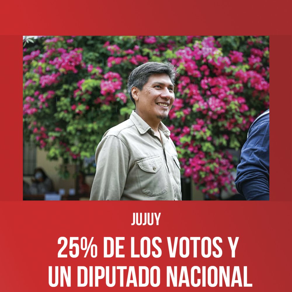 Jujuy / 25% de los votos y un diputado nacional