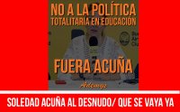 Soledad Acuña al desnudo/ Que se vaya ya