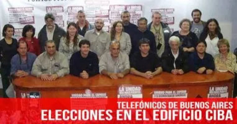 Telefónicos de Buenos Aires: Elecciones en el Edificio Ciba