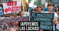 Después del 21F: ¡Apoyemos las luchas!