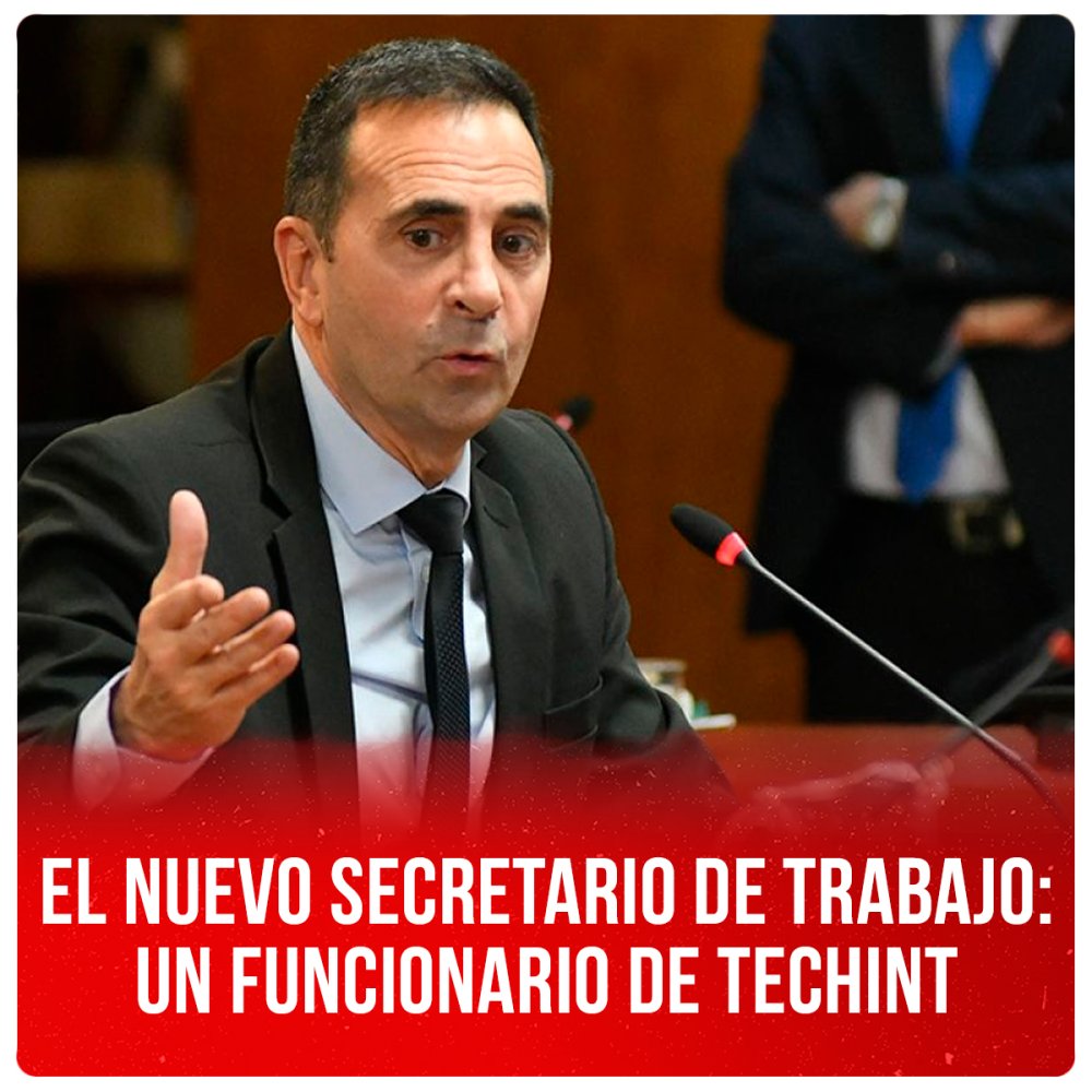El nuevo secretario de Trabajo: un funcionario de Techint