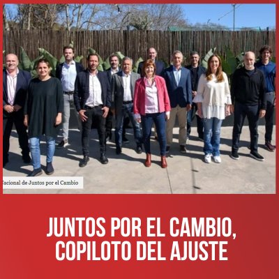 Juntos por el Cambio, copiloto del ajuste