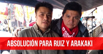 Absolución para Ruiz y Arakaki