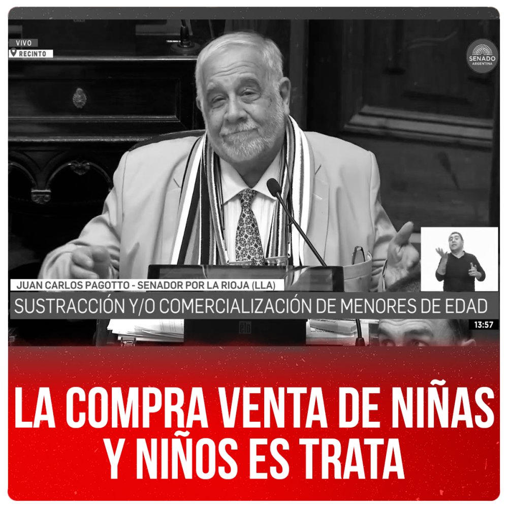 La compra venta de niñas y niños es trata