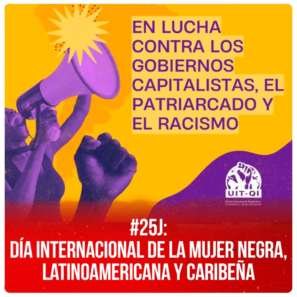 #25J: Día Internacional de la Mujer negra, latinoamericana y caribeña