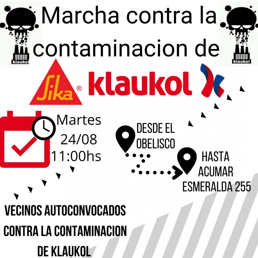 24/08, Marcha de Obelisco a Acumar - Diputado Giordano: “Klaukol mata y los gobiernos son cómplices”