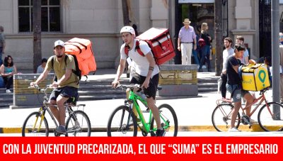 Con la juventud precarizada, el que “suma” es el empresario