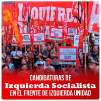 Candidaturas de Izquierda Socialista en el Frente de Izquierda Unidad