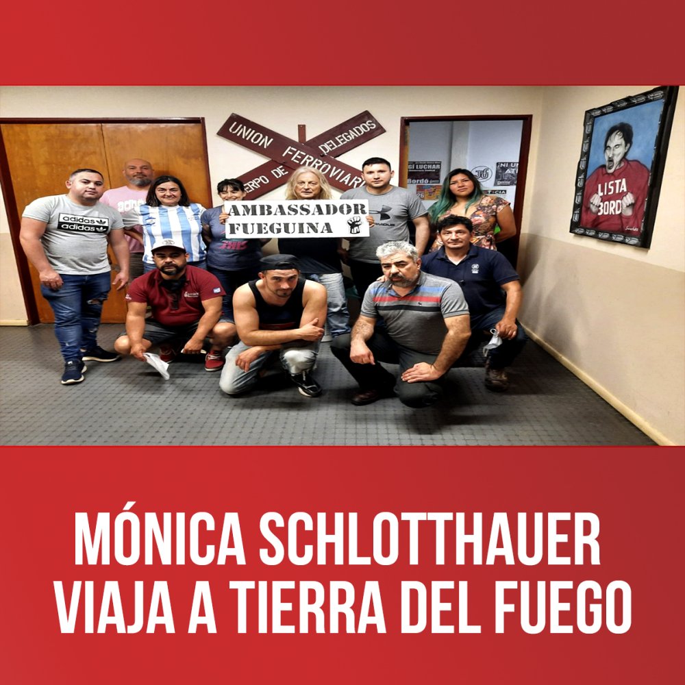 Mónica Schlotthauer viaja a Tierra del Fuego