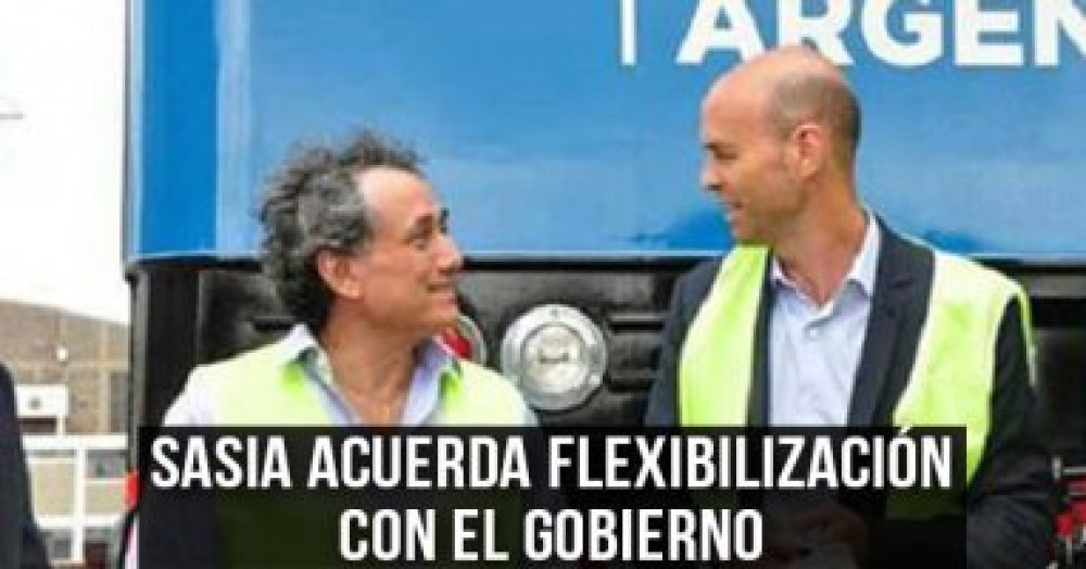 Unión Ferroviaria: Sasia acuerda flexibilización con el gobierno