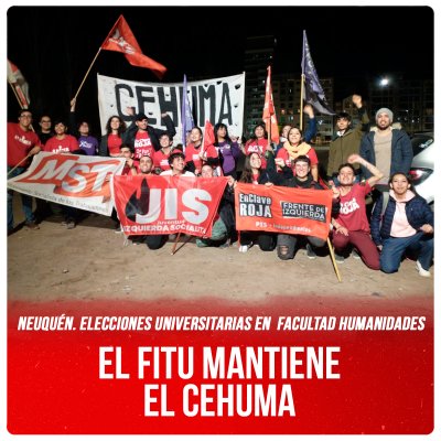Neuquén. Elecciones universitarias en Facultad Humanidades / EL FITU MANTIENE EL CEHUMA