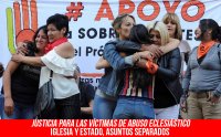 Justicia para las víctimas de abuso eclesiástico/Iglesia y Estado, asuntos separados