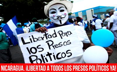 Nicaragua. ¡Libertad a todos los presos políticos ya!
