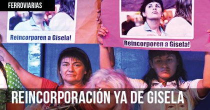 Ferroviarias: Reincorporación ya de Gisela Herrera