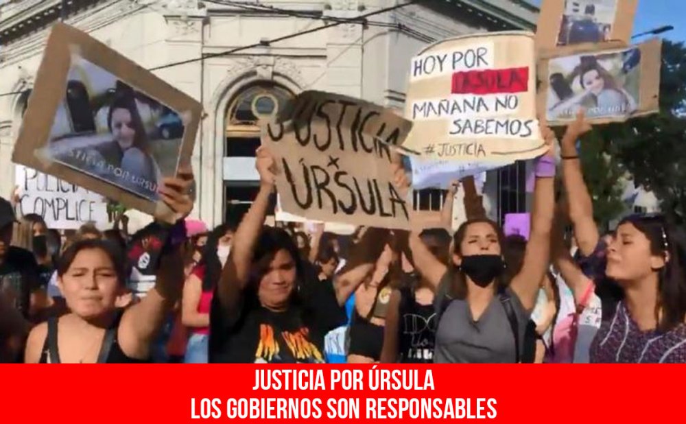 Justicia por Úrsula. Los gobiernos son responsables