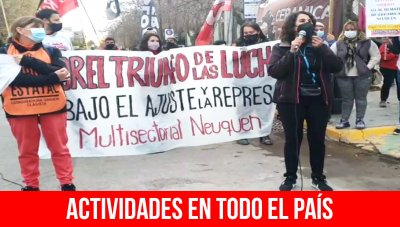 Actividades en todo el país