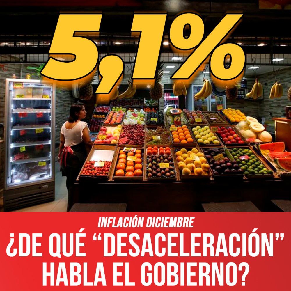 5,1% inflación diciembre / ¿De qué “desaceleración” habla el gobierno?