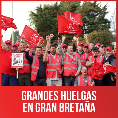 Grandes huelgas en Gran Bretaña