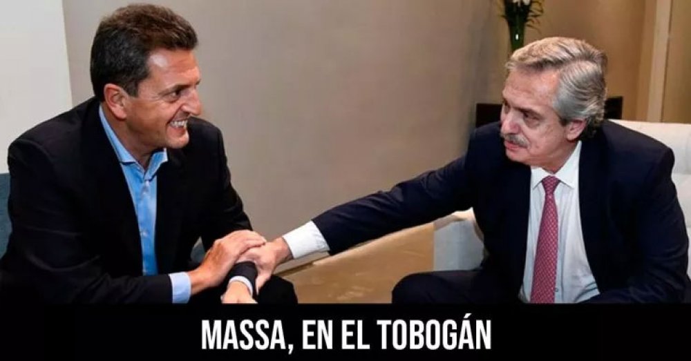 Massa, en el tobogán