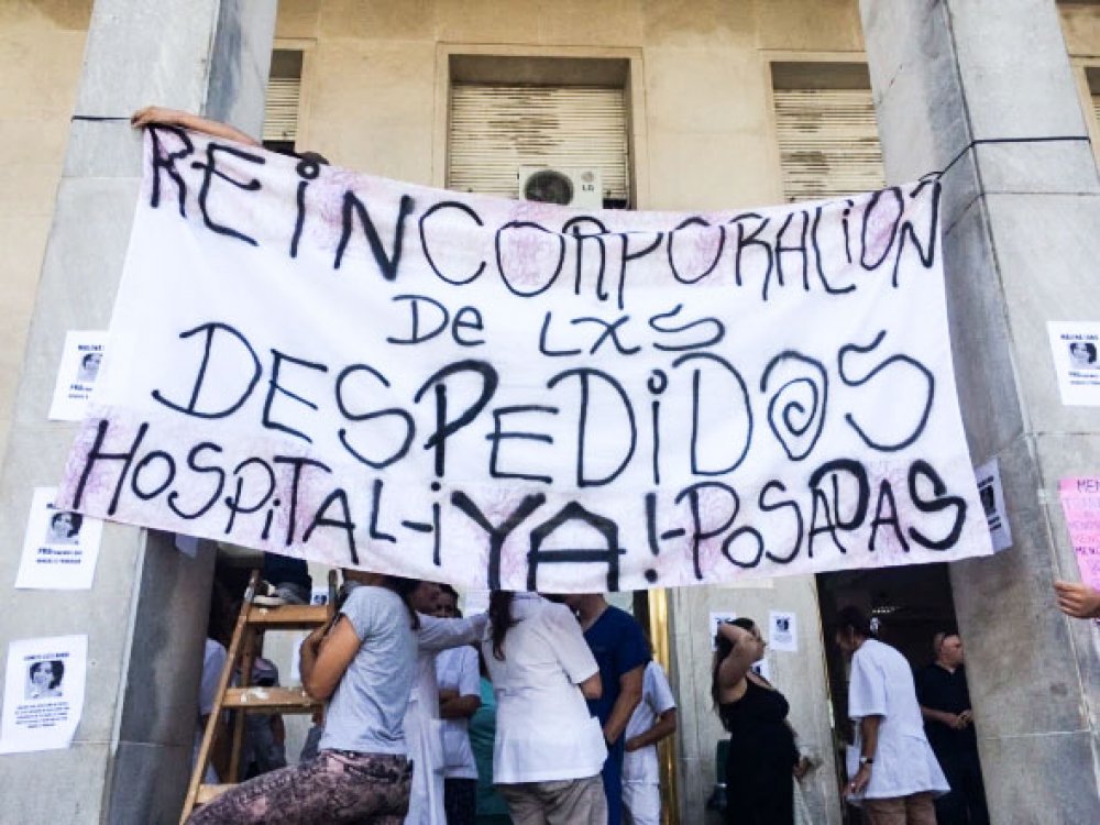 Hospital Posadas: un paso adelante en la lucha de los despedidos