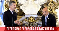 Repudiamos el espionaje a la izquierda