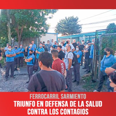 Ferrocarril Sarmiento/ Triunfo en defensa de la salud contra los contagios