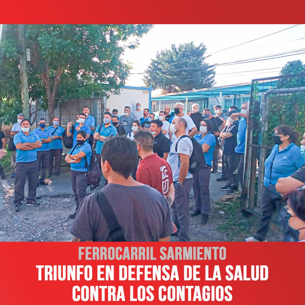 Ferrocarril Sarmiento/ Triunfo en defensa de la salud contra los contagios
