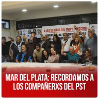 Mar del Plata: recordamos a los compañerxs del PST