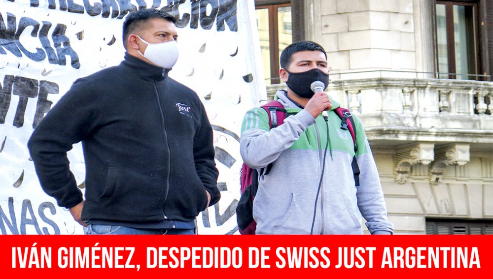 Iván Giménez, despedido de Swiss Just Argentina
