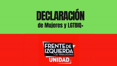 Declaración de Mujeres y LGTBIQ+ del FIT-U