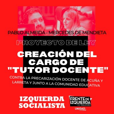 Larreta y Acuña siguen precarizando docentes