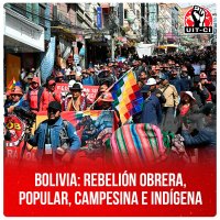Bolivia: rebelión obrera, popular, campesina e indígena