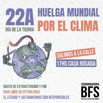22A “El FITU se suma a la marcha por el Día de la Tierra y la Huelga Mundial por el Clima”