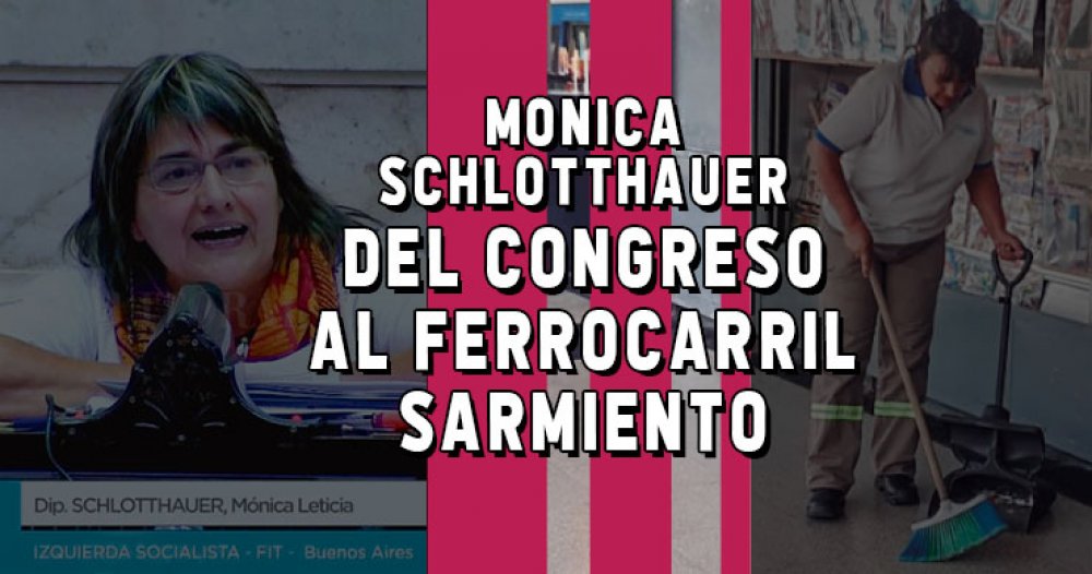 Mónica Schlotthauer: del Congreso al ferrocarril Sarmiento