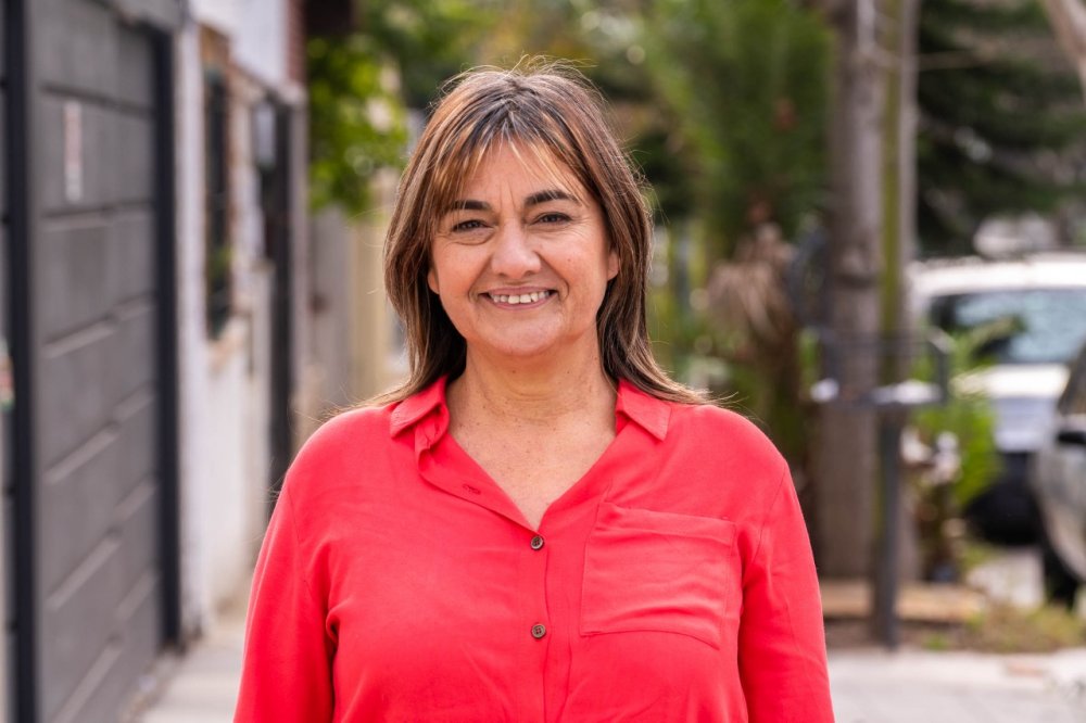 Diputada Schlotthauer en acto del FIT Unidad en San Juan