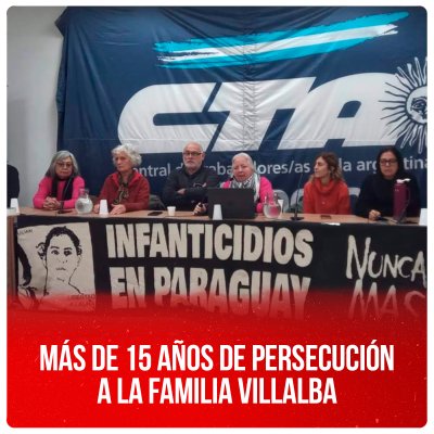 Más de 15 años de persecución a la familia Villalba
