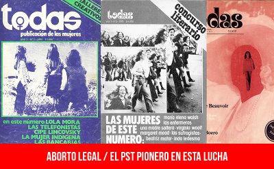Aborto legal / El PST pionero en esta lucha
