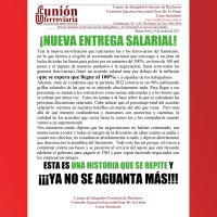 Ferroviarios del Sarmiento / NUEVA ENTREGA SALARIAL
