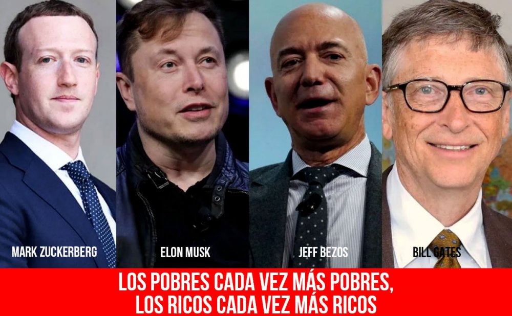 Los pobres cada vez más pobres, los ricos cada vez más ricos