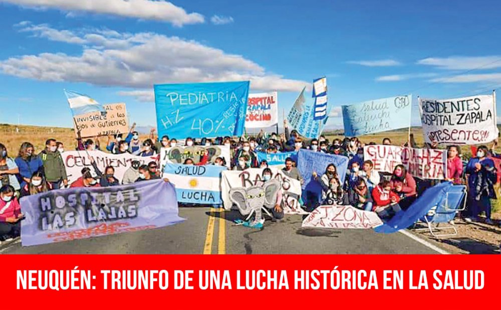 Neuquén: triunfo de una lucha histórica en la salud